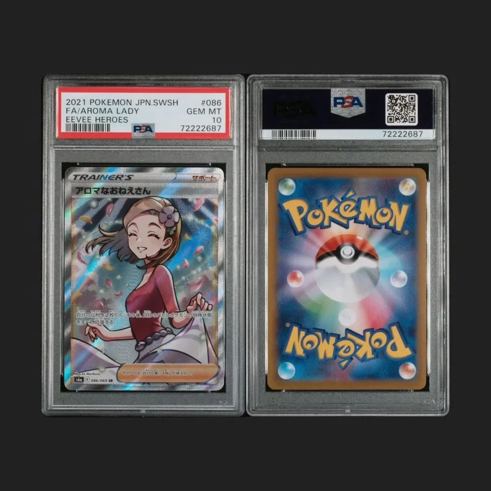 Aroma Lady 086/069 S6a: Eevee Heroes Holo (Japanese) [PSA 10]